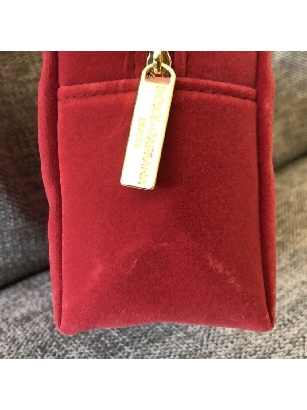 Dolce&Gabbana Beauty Velvet Pouch Makeup Bag Gift Authentic - Picture 13 of 15